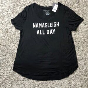 NWT black namasleigh all day T-shirt